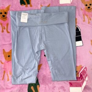 PINK Victoria's Secret Foldover Flare Leggings